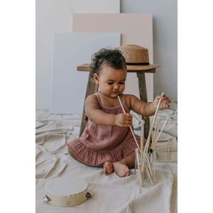 Jamie Kay Tan Ruffled Top